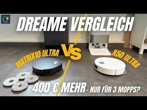 Dreame Matrix10 vs. X50 | COMPARISON | Is the extra cost worth it?