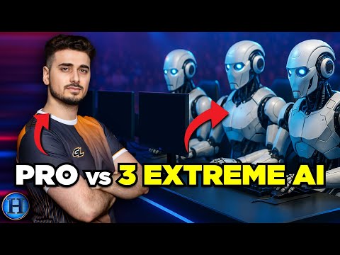 Pro Player vs 3 Extreme AI | AoE2