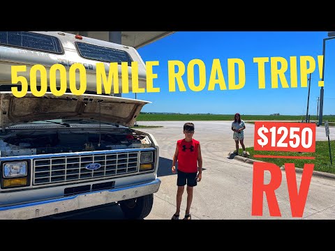 Wild West of America Road Trip in a 31 year old RV Can we make it?