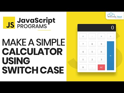 JavaScript Program to Make a Simple Calculator | JavaScript Program Tutorial