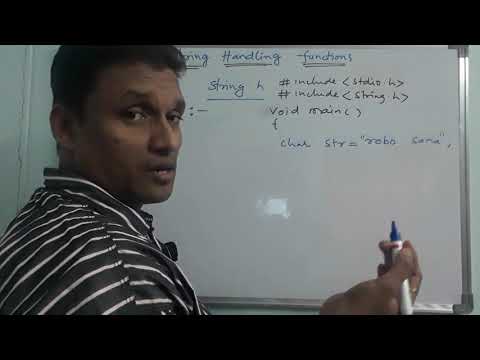 String Handling Functions in C | String Manipulation Functions in c | C Tutorial | By Sudhakar Bogam