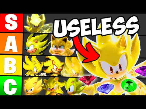 Ranking How USELESS Super Sonic is in Every Sonic Game