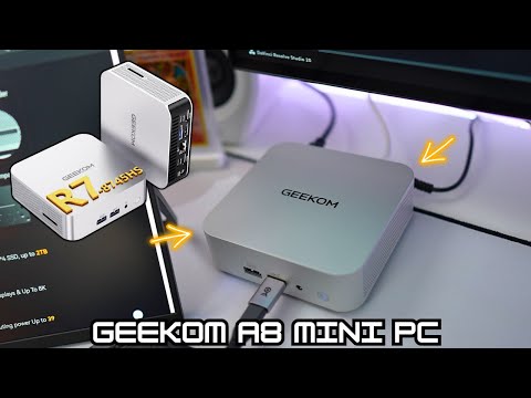 GEEKOM A8 Mini PC - Ryzen 7 8745HS