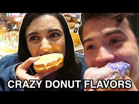 Trying Strange Donut Flavors