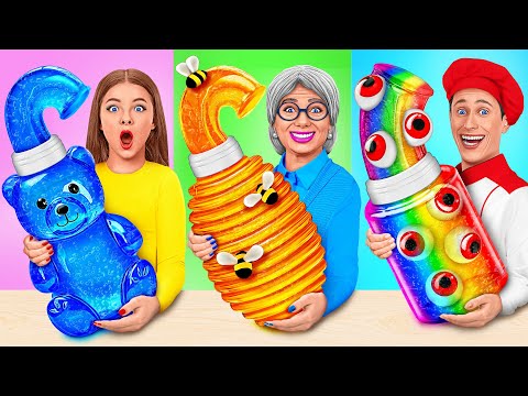 Ich vs Oma: Kuchen Dekorieren Herausforderung | Lustige Momente Multi DO Challenge