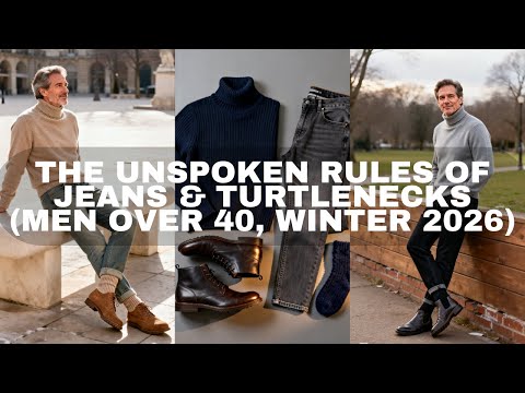 The Unspoken Rules of Jeans & Turtlenecks (Men Over 40, Winter 2026)