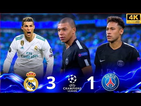 احذر غضب الملوك! 👑 كريستيانو رونالدو يزلزل باريس وينهي آماله في دوري الأبطال🤯 (ريال مدريد 3-1)