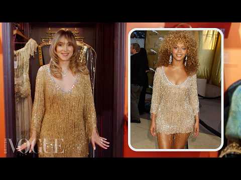 Suki Waterhouse's Vintage Shopping & Try On Haul: Dresses Worn by Beyoncé, Princess Diana & More