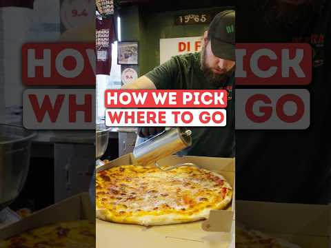 How we pick Pizzerias for our NYC Pizza Tour!