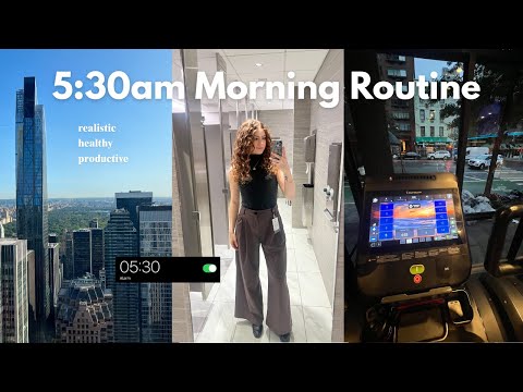 My 5:30 AM Morning Routine in NYC | 9–5 In Office Days