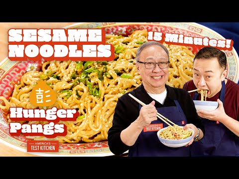 How to Make Cold Sesame Noodles 麻醬拌麵 | Hunger Pangs
