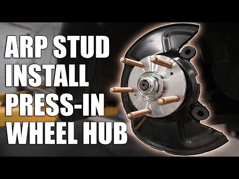 How to Install Extended Studs on a Press-In Hub // Front Bearing Replacement