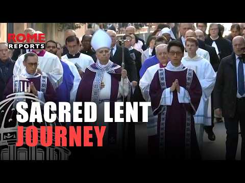 POPE LEO XIV begins LENT with procession on one of the seven hills of Rome