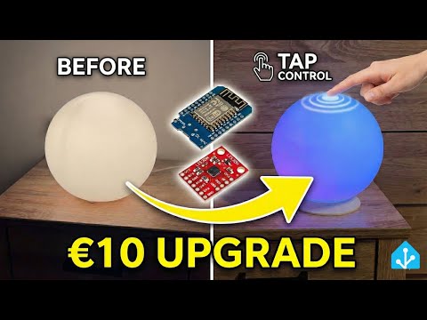 This IKEA hack makes your FADO lamp actually smart and touch controlled!