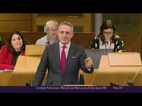 Stage 3: Scottish Parliament (Recall and Removal of Members) Bill (Part 2) - 24 February 2026