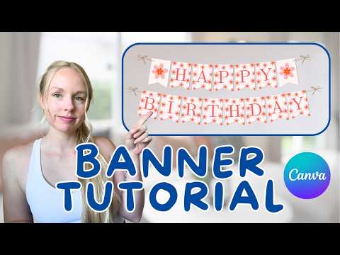 How To Create a Banner in Canva (Including Mockups) - Tutorial Series Ep. 1