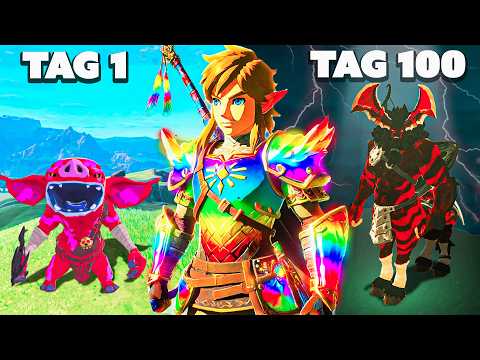 Ich Habe 100 Tage Hardcore Zelda TotK Überlebt