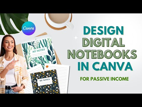 Make Money Selling Digital Notebooks! Easy Canva Tutorial
