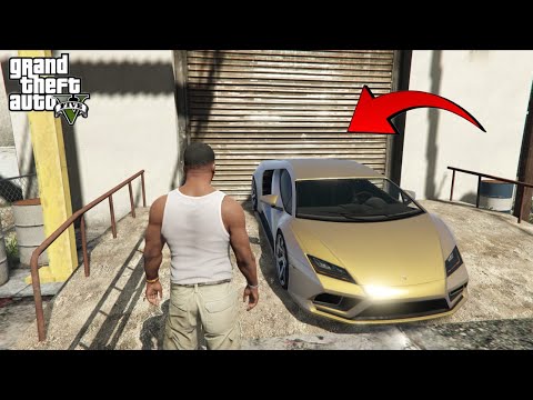 GTA 5 - Secret Golden Supercar Location in Story Mode (PS4,PS5,PS3,XBOX,PC)