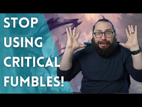 Do THIS instead of Critical Fumbles! | D&D | 5e | DM Advice