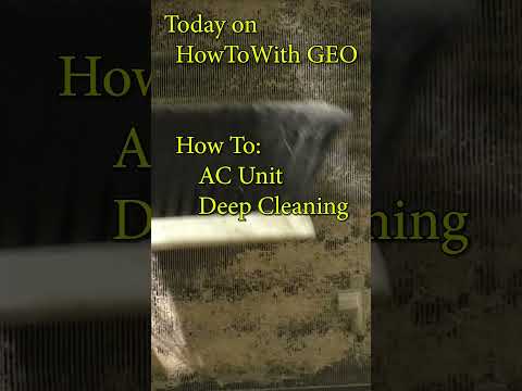 How to: AC Unit Deep Cleaning #Shorts #DIY #AirQuality #AC #AirConditioner #HomeImprovement #Cooling