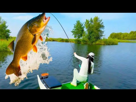 帶路邊擺攤小孩去釣魚,釣的大魚都當做爺爺的救命經費,微微這次會釣到大魚麼? 【女釣友微微】