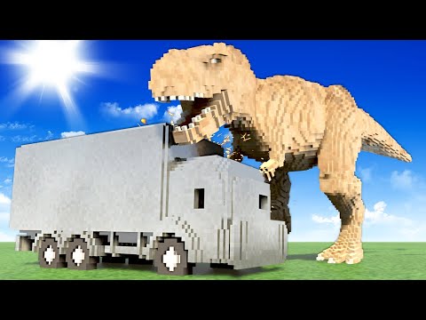 I Built a DINOSAUR SURVIVAL TRUCK in Teardown!