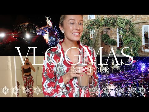 Christmas Pyjama Day 🎅🏼 Santa Tractor Run 🦌 The Big Christmas Food Shop 🎄| Vlogmas Day 24