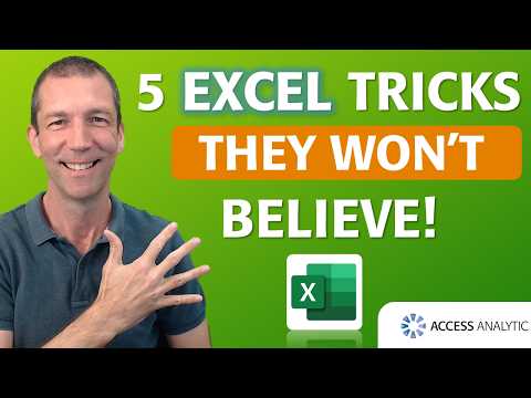 5 Excel Tricks They Won't Believe