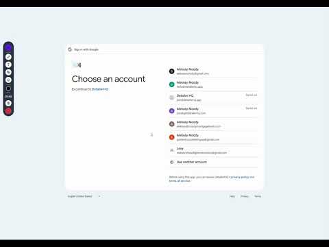 Google Sign In & Calendar Submission for DetailerHQ