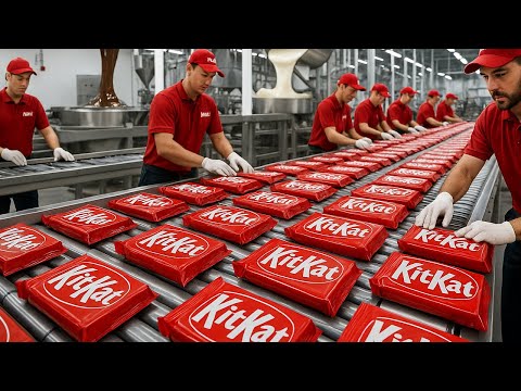 How KitKat's Are Made In A Factory