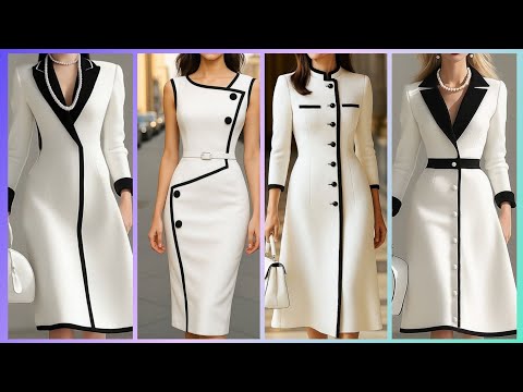  Classic Modern BLACK & WHITE Dresses