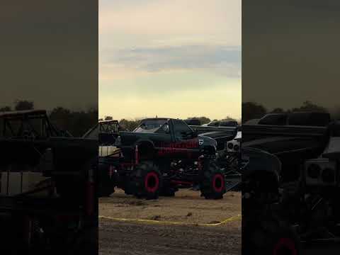 Trucks rolling in TGW Plant bamboo #megatruck #mudbog #offroad #mud