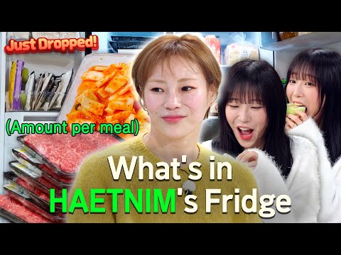 ＂I've Eaten 24 Melons at Once＂ 10-Year Mukbang Veteran HAETNIM 's Fridge Revealed 😻