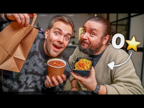 Wir bestellen bei 0⭐️-Restaurants 🤔 (wer findet das bessere?)