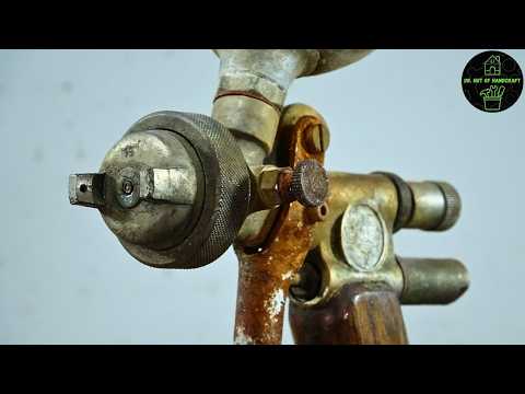 1950's 'PilotIV' Spray Paint Gun restoration I Dr. Hut of Handcraft