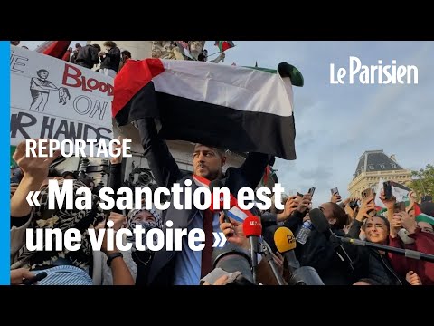 Le député Sébastien Delogu ovationné lors d’une manifestation pour Gaza