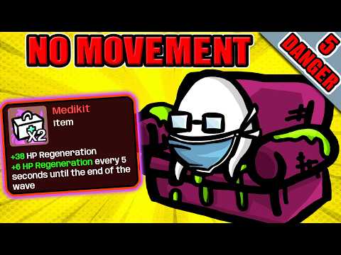 Doctor Beats Danger 5 without Moving ONCE | Brotato Abyssal Terrors