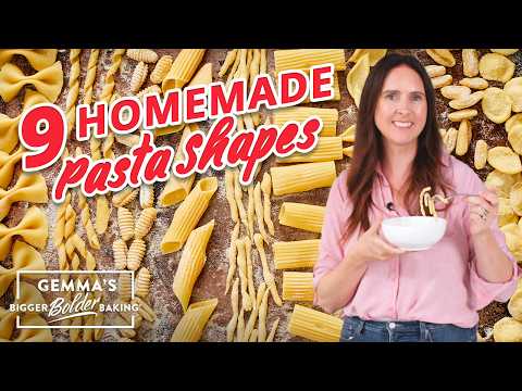 How to Make 9 Homemade Pasta Shapes