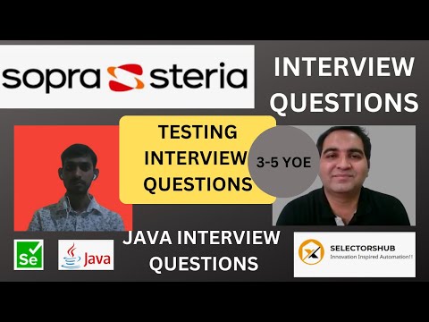 Sopra Steria Test Automation Interview Experience | Real Time Interview Questions and Answers