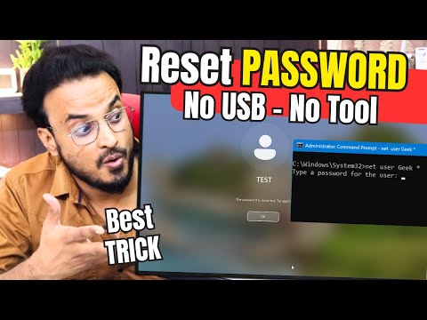 Reset Any Windows 11 LOGIN Password🔑 - No USB or TOOL