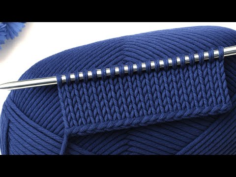 ONLY 1 ROW Very Easy Knitting Pattern. Scarf Cardigan Sweater Patterns