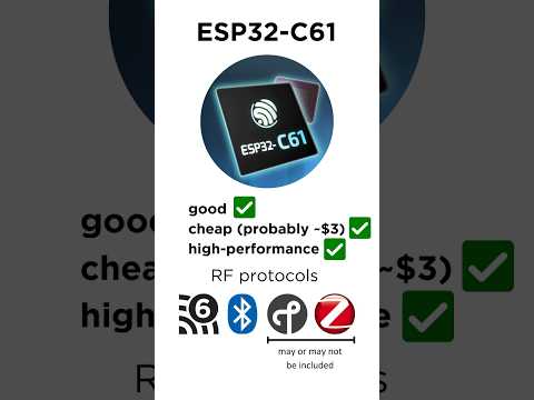 Is the ESP32-C61 a game-changer? #esp32 #arduino #robotics
