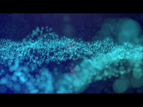 4k Blue Screensaver, Blue Glitter Particles, 4k Animated Background, Virtual Background
