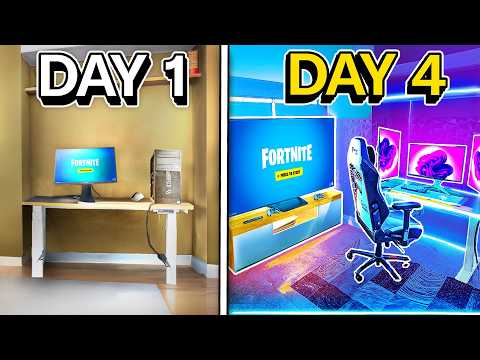 I Built A Subscriber's DREAM $10,000 Gaming Bedroom!