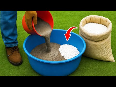Mix CEMENT with CRUSHED STYROFOAM and discover the SECRET that could be worth Thousands of Dollars!