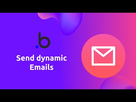Build and Send beautiful dynamic Emails from your bubble application using Sendgrid