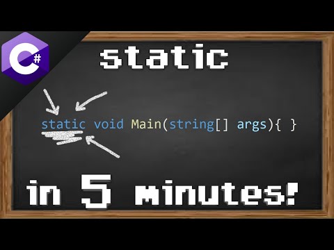 C# static 🚫