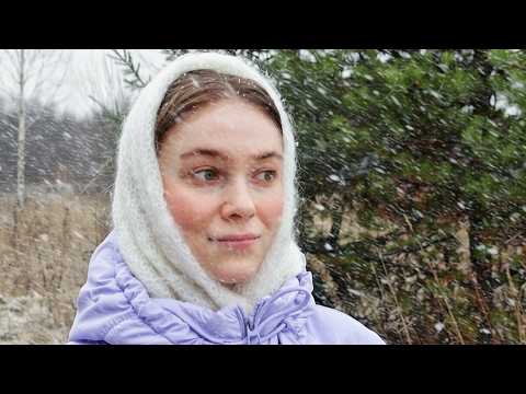 I'm sick, and it's cold and snowing outside 🤒