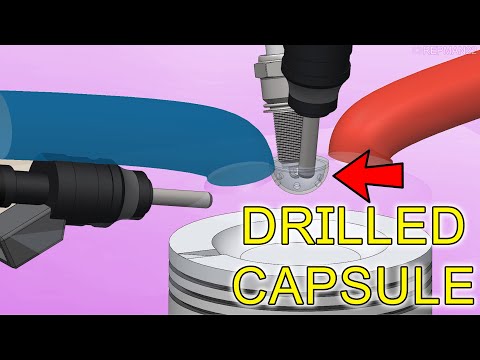 How does this capsule with holes increase power? 💥🚗